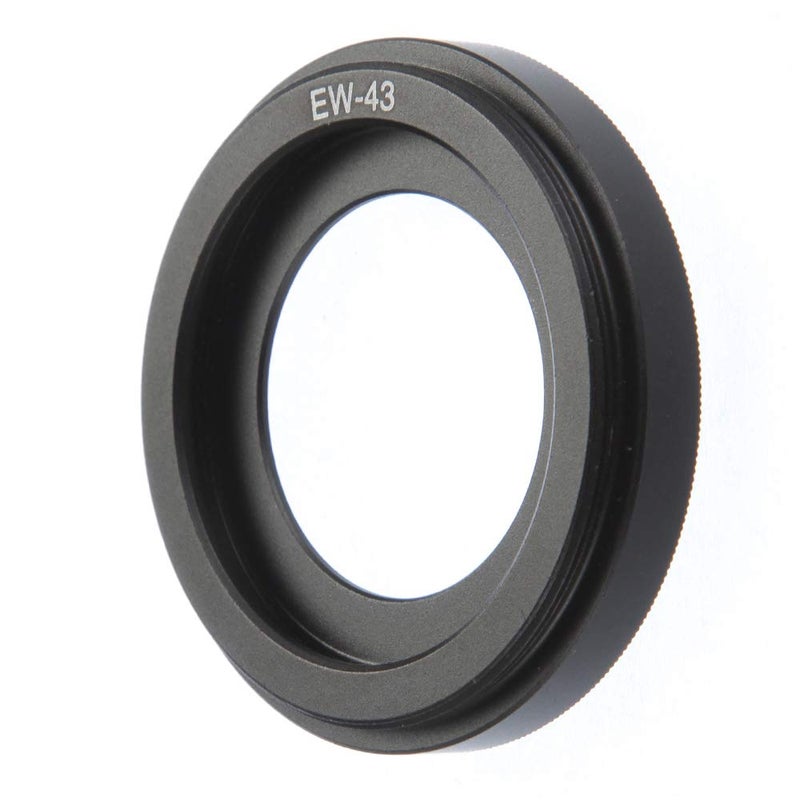 foto4easy غطاء عدسة معدني Foto4easy EW-43 لكاميرا كانون EF-M 22mm F2 STM (أسود) - Image 2